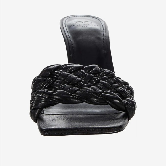 Marc Fisher Draya Black Leather Heels, 9M - Picture 8 of 10